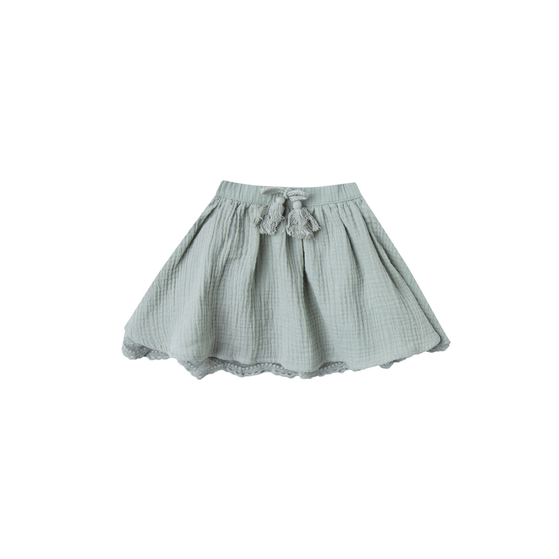 Rylee and Cru Seafoam Scalloped Skirt