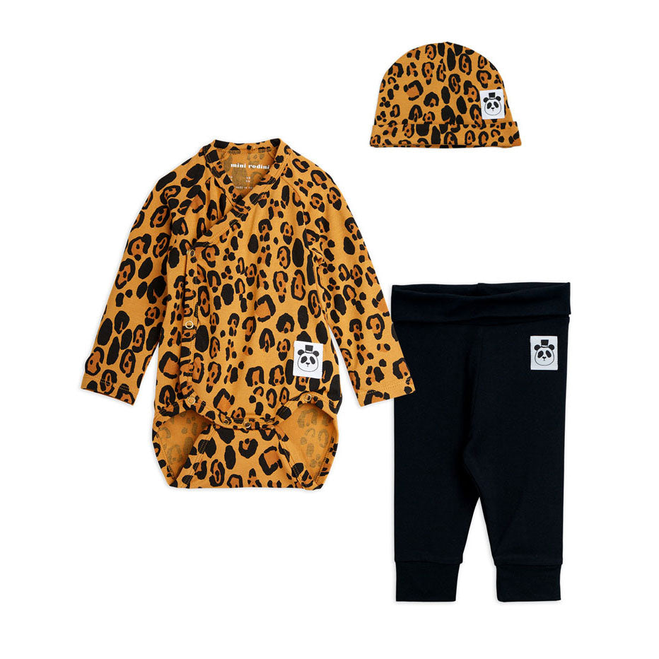 Mini Rodini Multi Basic Leopard Baby Kit