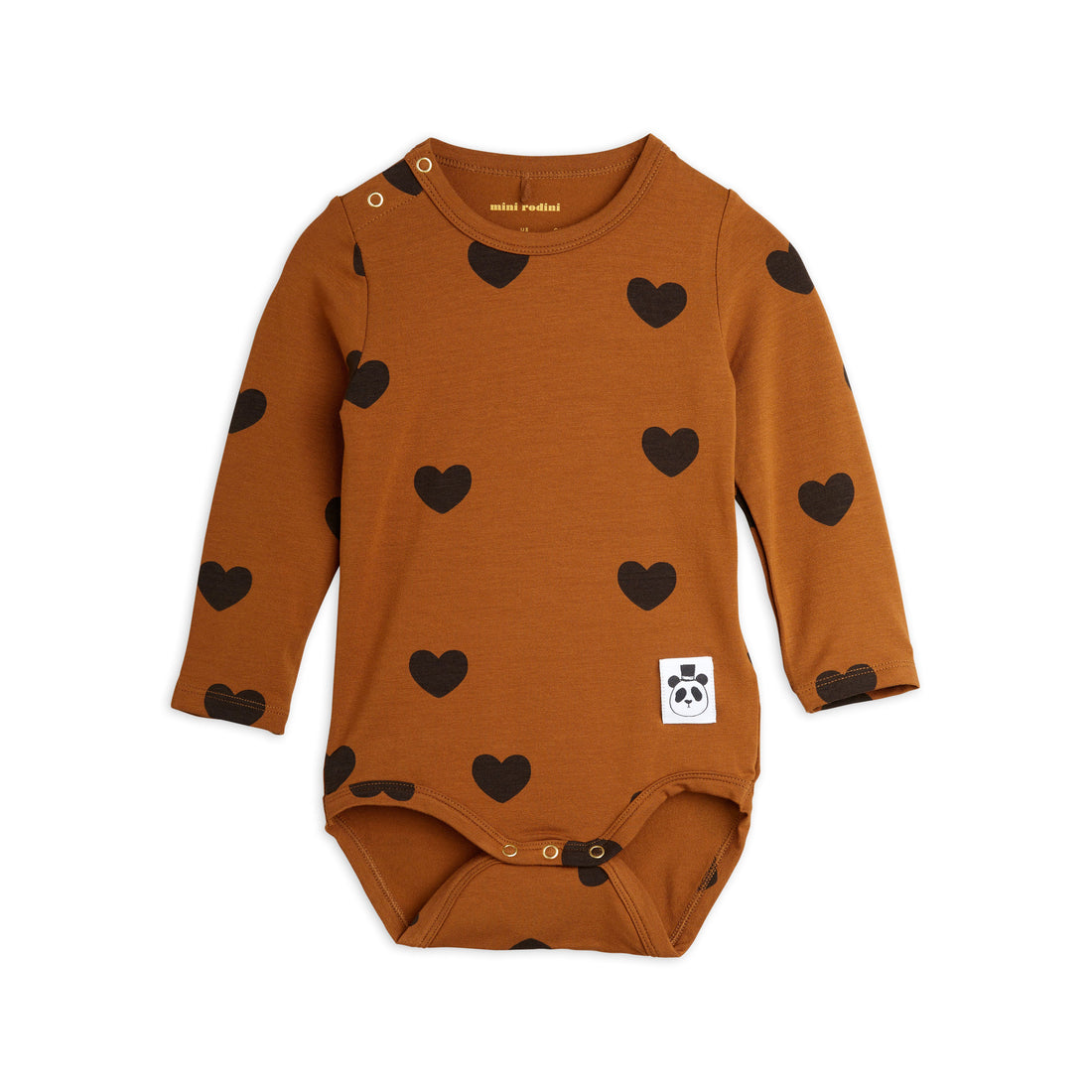 Mini Rodini Basic Hearts Long Sleeve Body Tencel