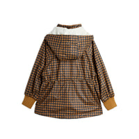 Mini Rodini Houndstooth Windbreaker - Brown