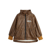 Mini Rodini Houndstooth Windbreaker - Brown