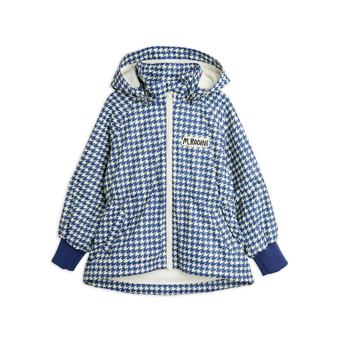 Mini Rodini Houndstooth Windbreaker - Navy