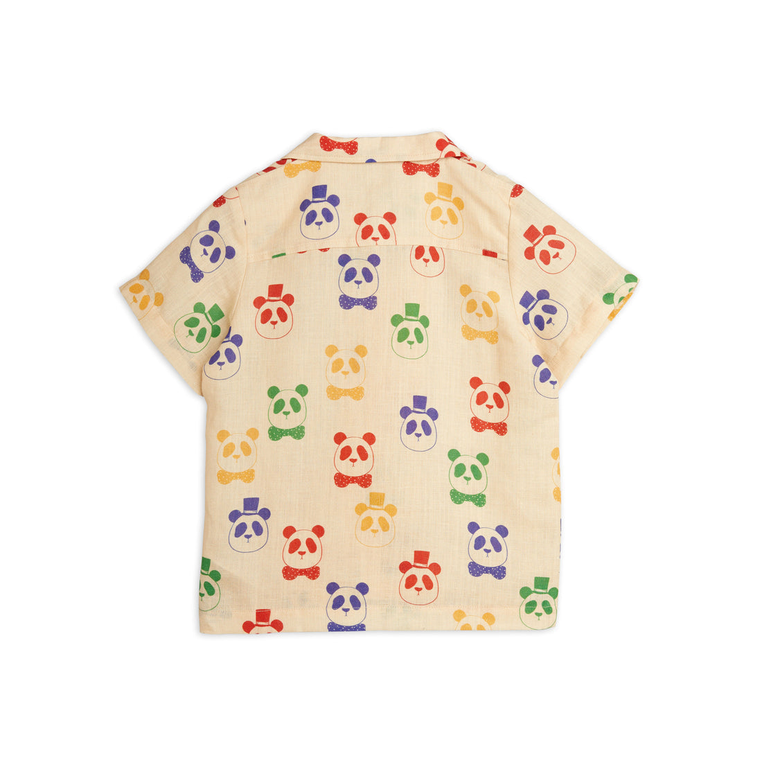 Mini Rodini Panda Woven Short Sleeve Shirt