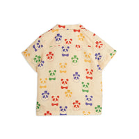 Mini Rodini Panda Woven Short Sleeve Shirt