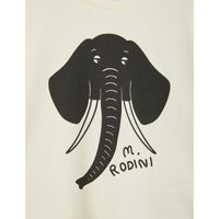 Mini Rodini Elephant Short Sleeve Tee - Off White