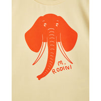 Mini Rodini Elephant Short Sleeve Tee - Yellow