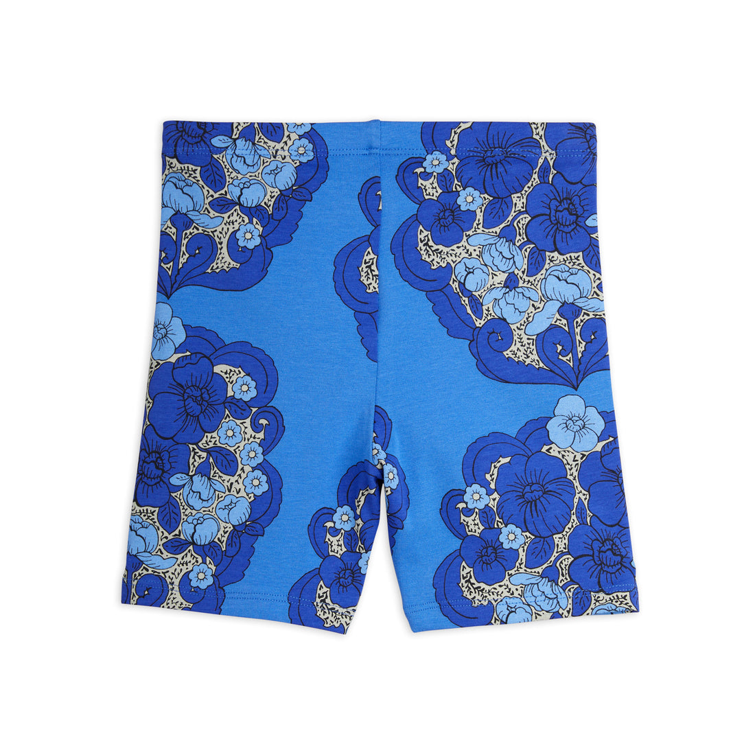 Mini Rodini Flower Aop Bike Shorts - Purple