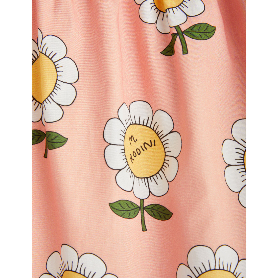 Mini Rodini Mr Flower Woven Short Sleeve Dress