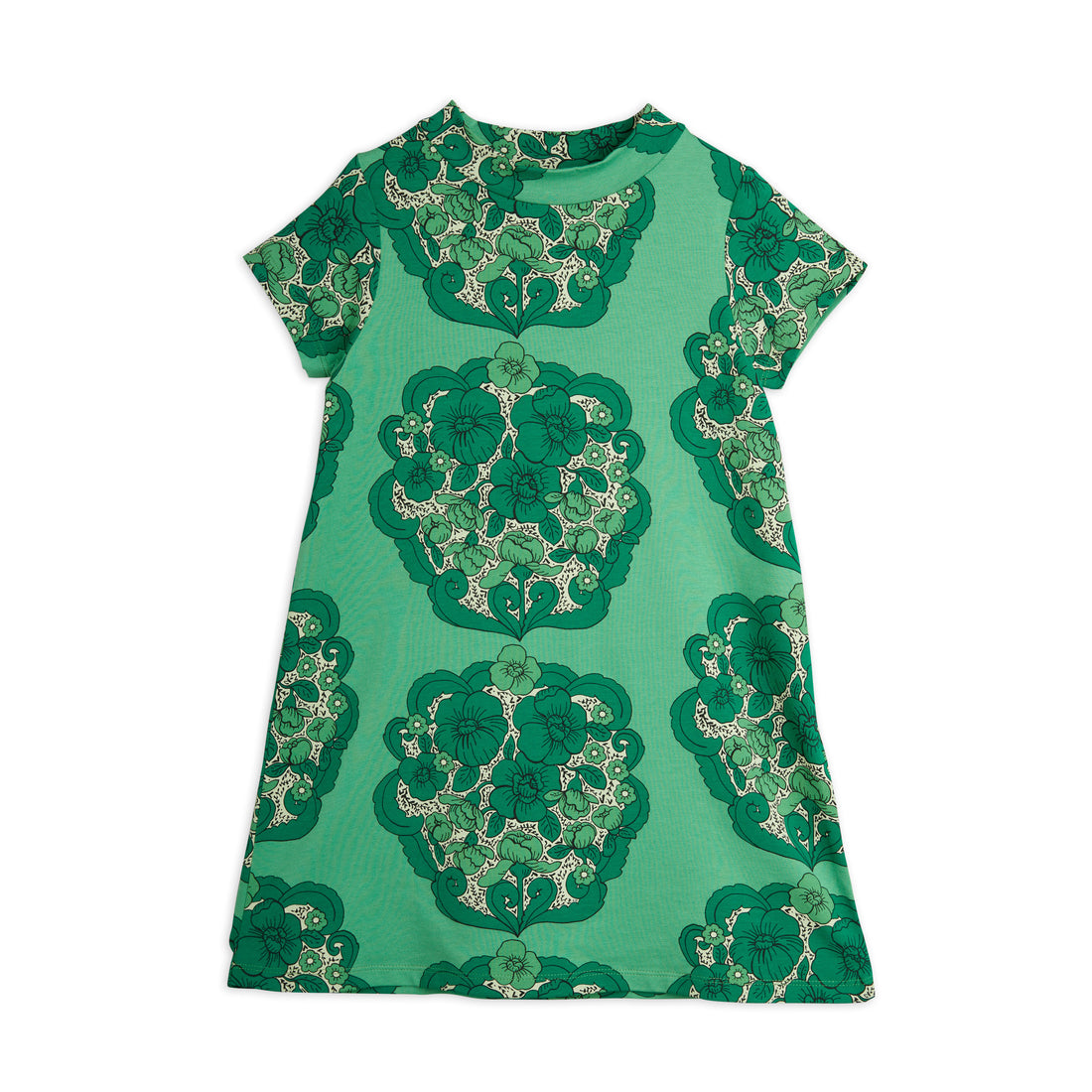 Mini Rodini Flower Aop Short Sleeve Dress