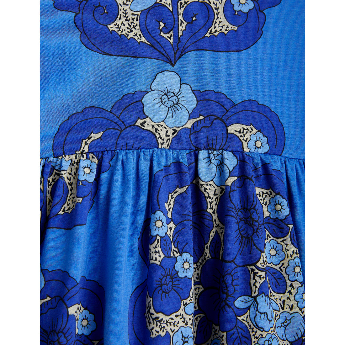 Mini Rodini Flower Aop Long Sleeve Dress
