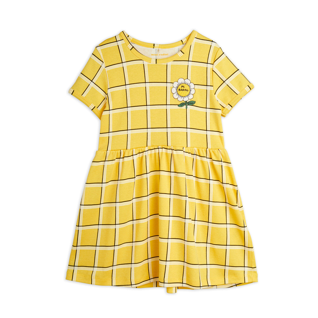 Mini Rodini Check Short Sleeve Dress