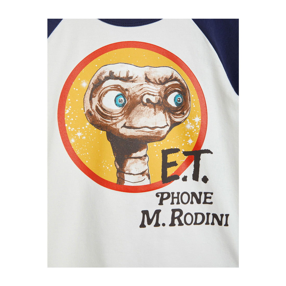 Mini Rodini White E.T  Graphic Tee
