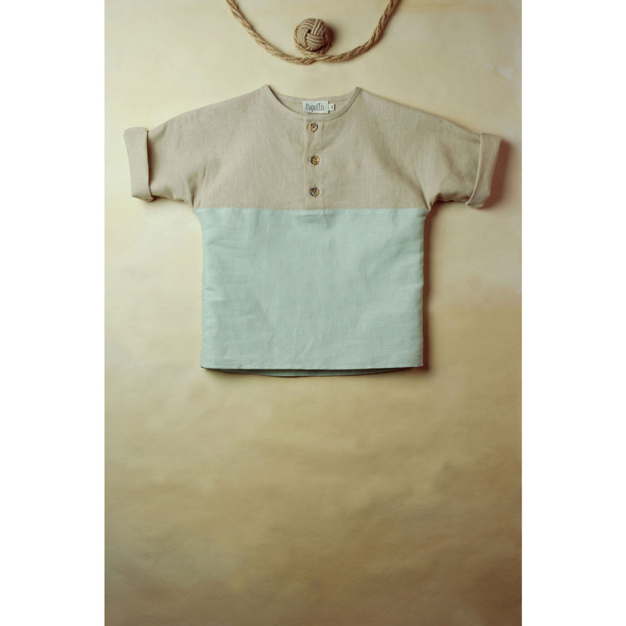 Popelin Beige Yolk Shirt