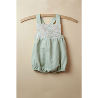 Popelin Floral Reversible Dunagrees