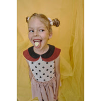 Popelin Pink Double Frill Dress