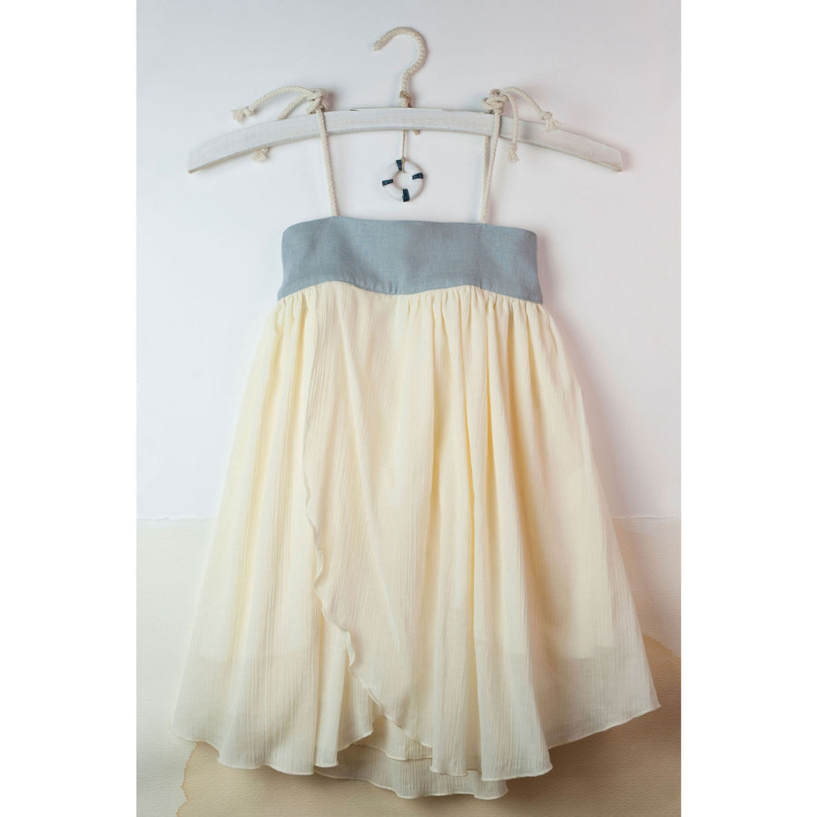 Popelin Sailor Striped Double Layer Dress