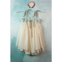 Popelin Flowers Double Layer Dress