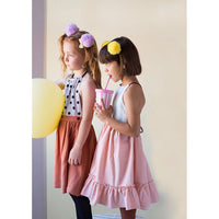 Popelin Earth Red Crossover Reversible Dress