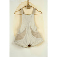 Popelin Beige Fishermans Short Dunagrees