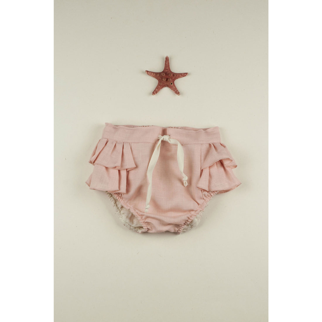 Popelin Pink Frills Culotte