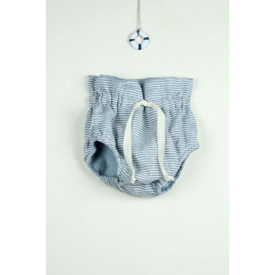 Popelin Reversible Blue Striped Culotte