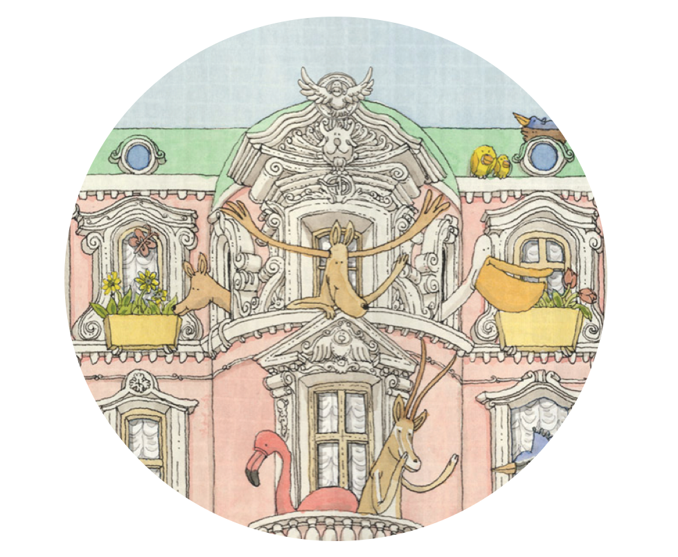 Atelier Choux Monceau Mansion Duvet Cover