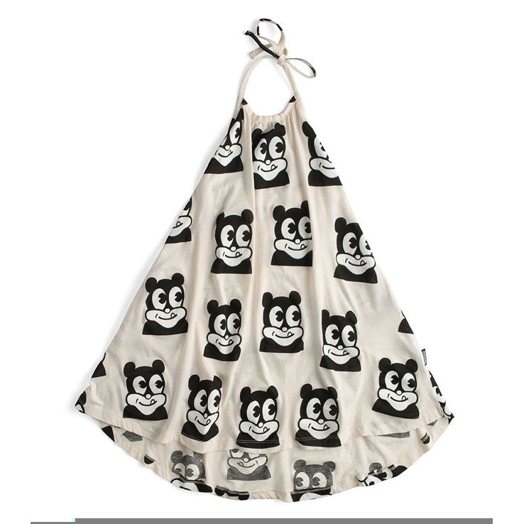 NUNUNU Natural Mr Dopey Collar Dress