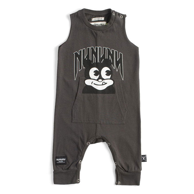 NUNUNU Dyed Graphite Mr Dopey Overalls