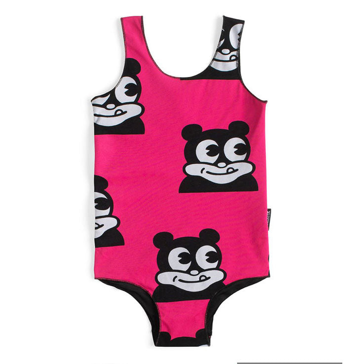 NUNUNU Hot Pink Mr Dopey Swimsuit