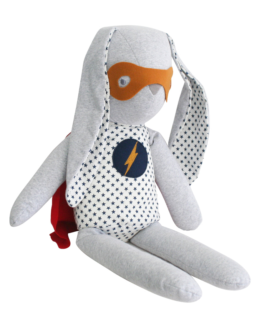 Alimrose Hero Cuddle Bunny - Navy Star