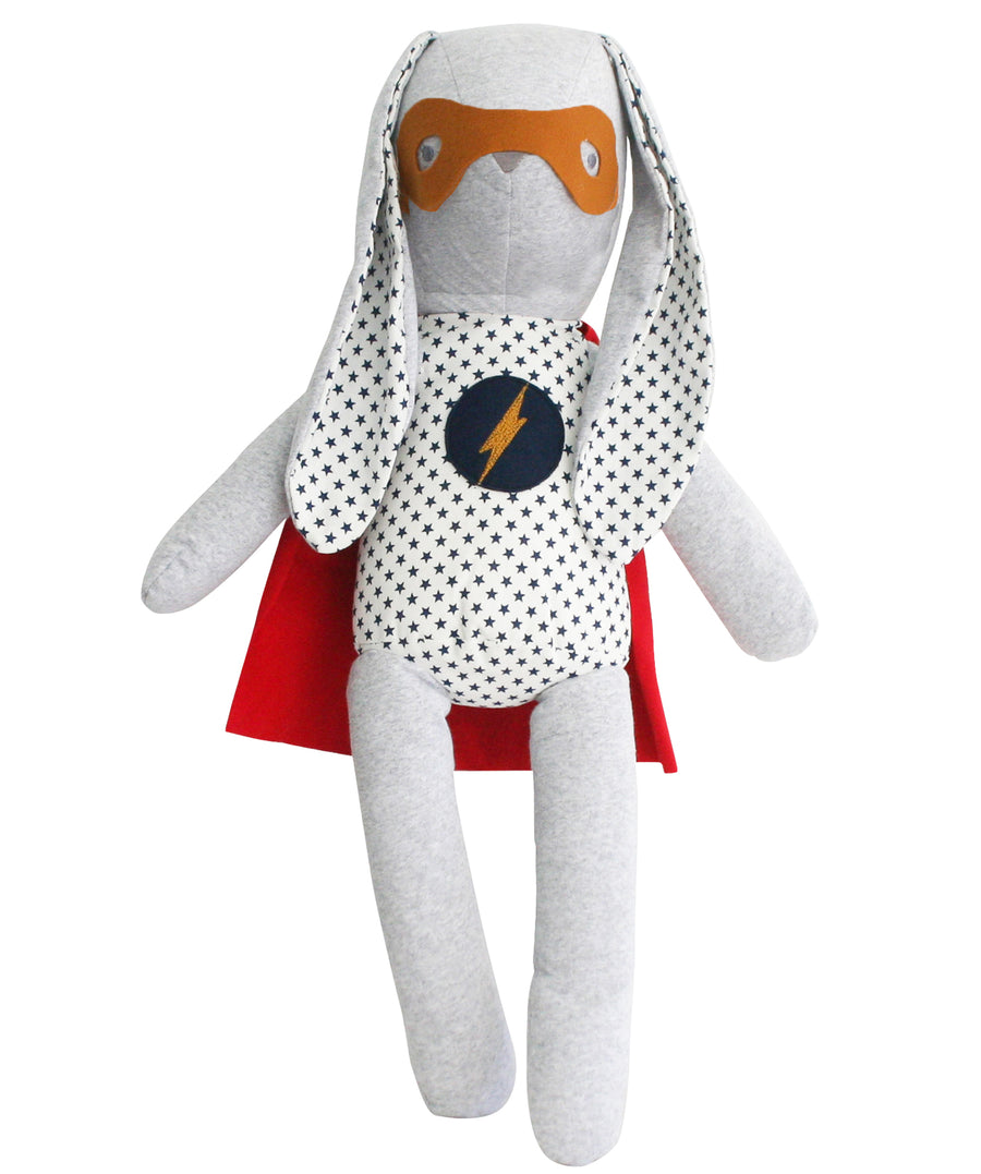 Alimrose Hero Cuddle Bunny - Navy Star