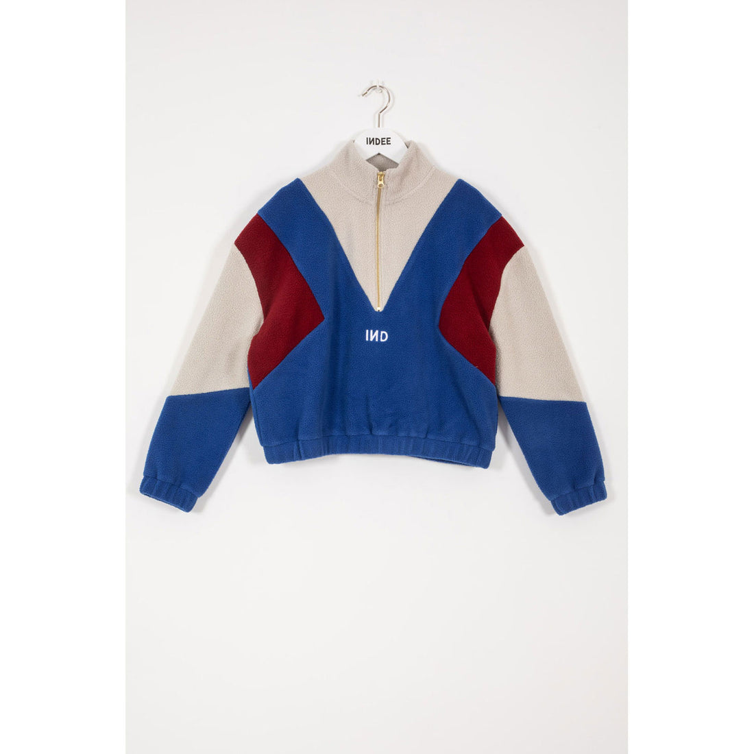 INDEE Royal Blue Zipped Polar Sweatshirt