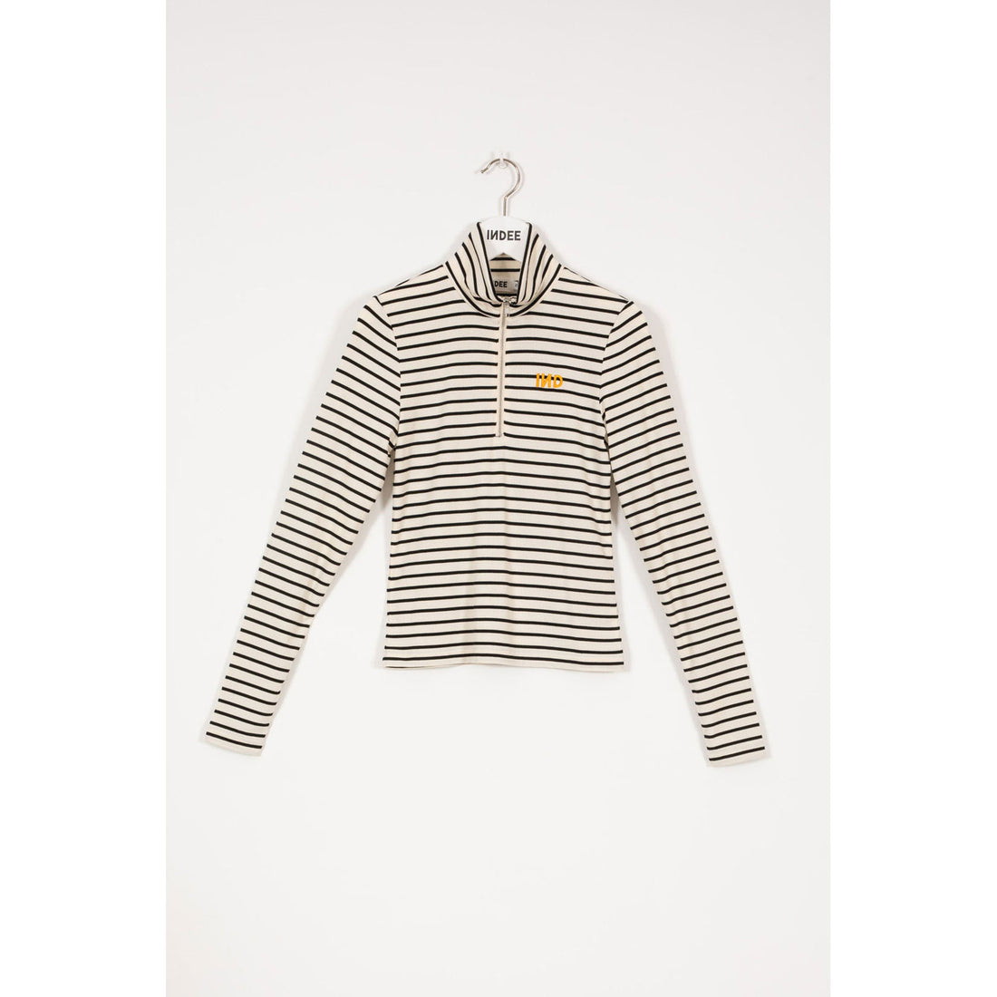 INDEE Cream Turtle Neck T Shirt