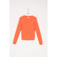 INDEE Scarlet Orange Merino Rib Knit Sweater