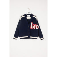 INDEE Ink Blue College Knit Cardigan