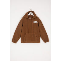 INDEE Caramel Brown Oversized Polar Hoody