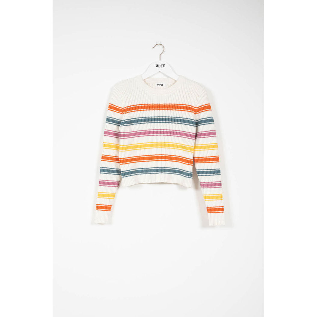 Indee Striped Knit Sweater