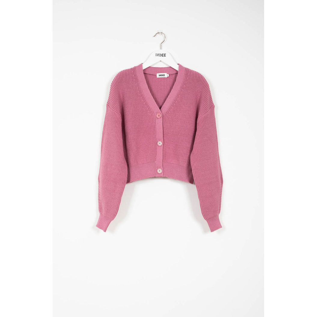 Indee Indian Pink Cotton Cardigan