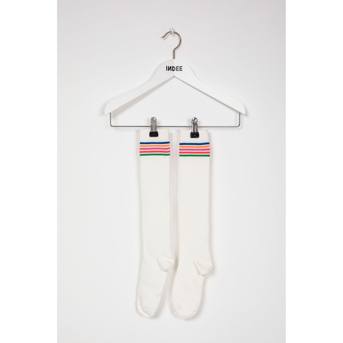 Indee Off White Natacha Long Socks