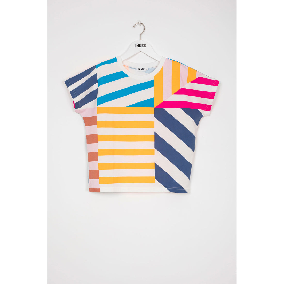 Indee Off White Natural Graphic Tee