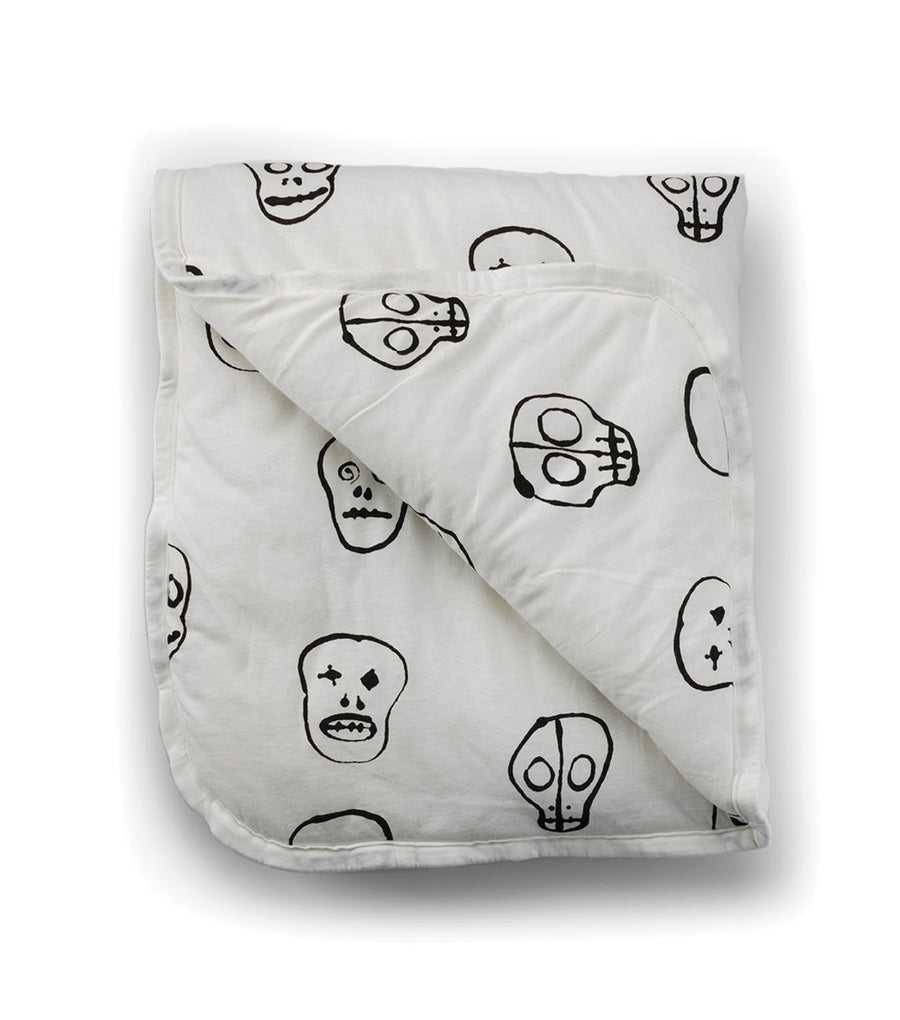 NUNUNU Skull Mask Puffy Blanket