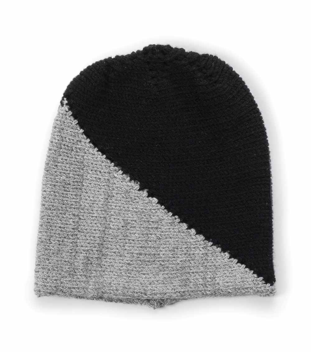 NUNUNU Black Heather Grey Knit Set