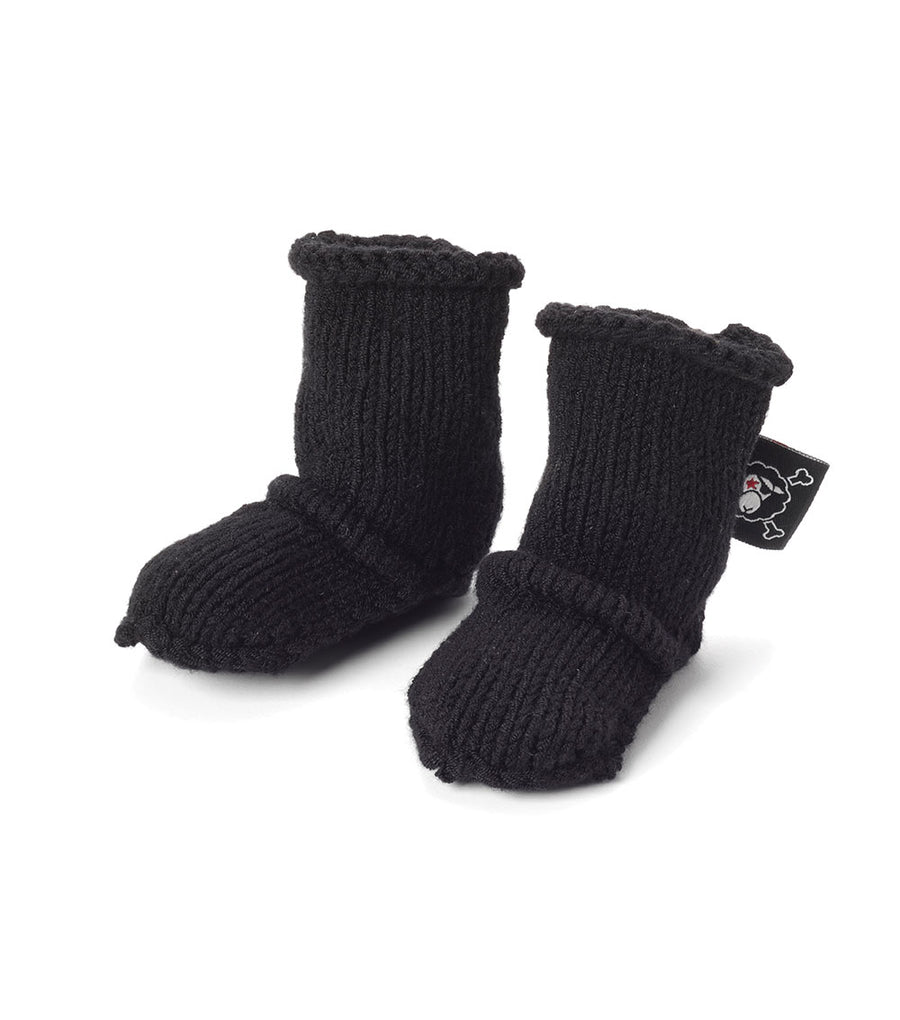 NUNUNU Black Knit Socks