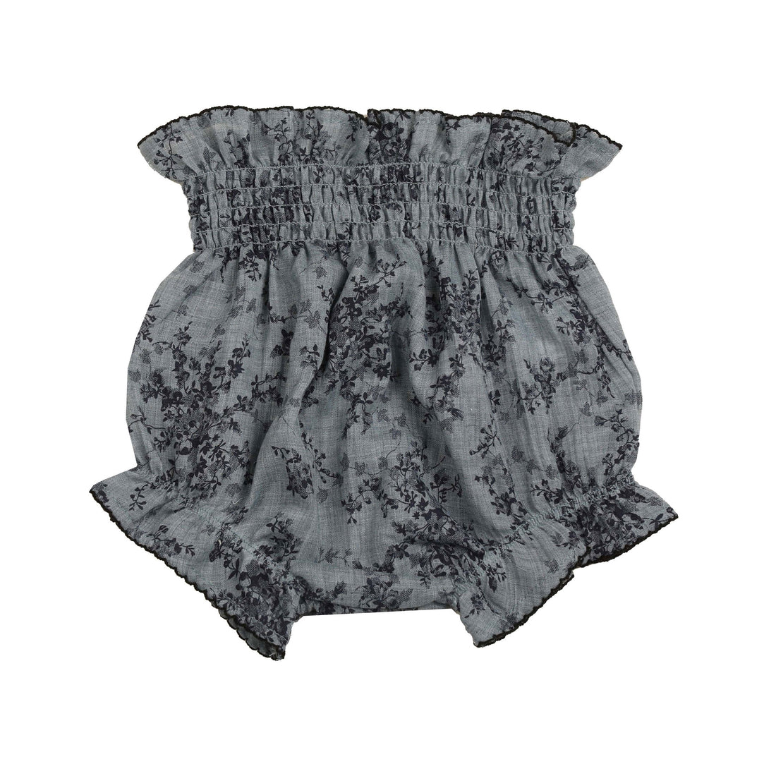 Noma Blue Floral Embroidered Edge Baby Set