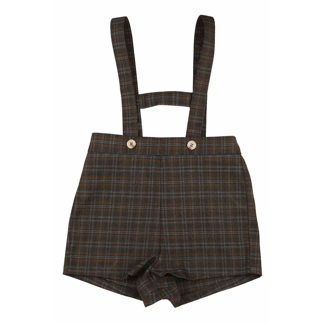 Noma Charcoal Plaid Overall