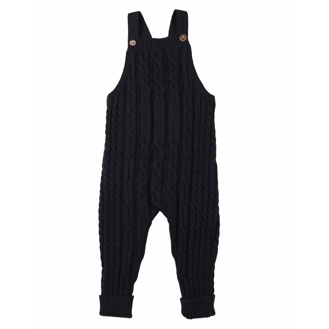Noma Black Cable Knit Romper