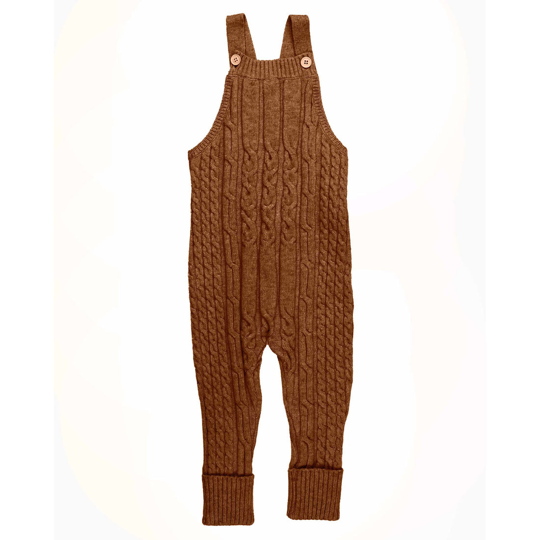 Noma Chocolate Cable Knit Romper
