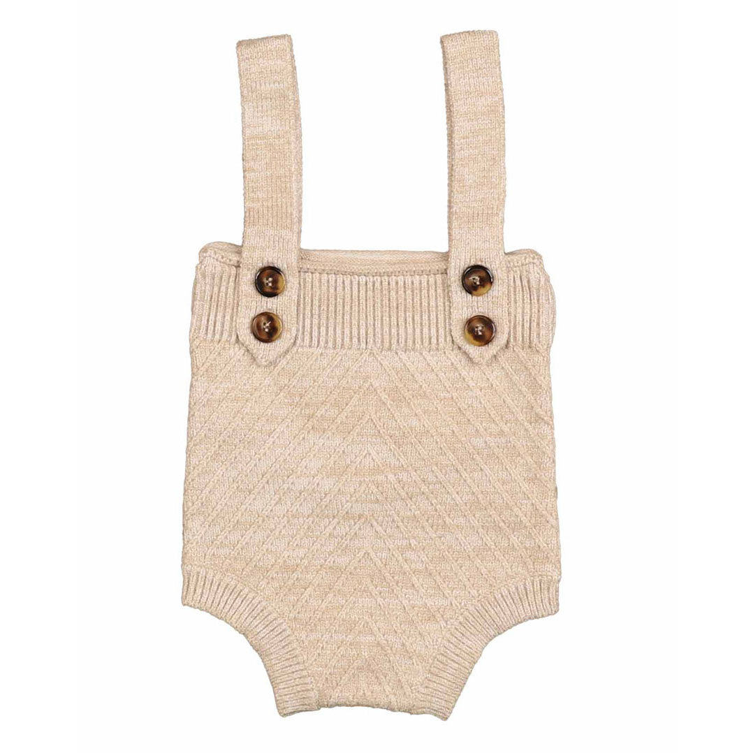 Noma Oatmeal Chevron Romper