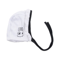 LOUD White Pretty Ruffle Bonnet