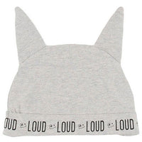 LOUD Grey Melange Smooth Logo Ear Hat